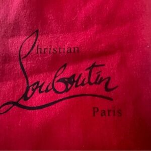 Christian Louboutin dust bag 14x8